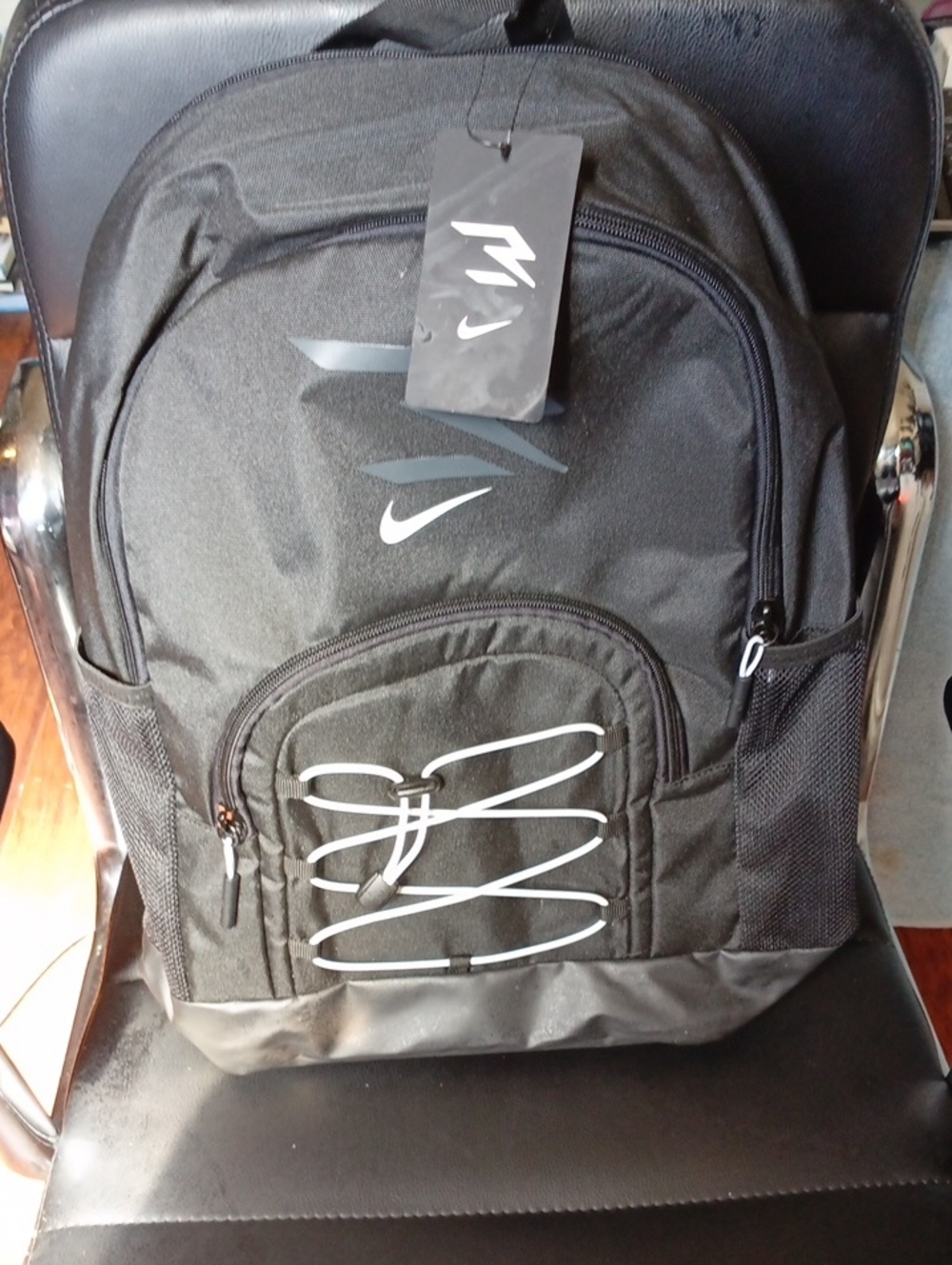 Nike 3 Brand Collection All Black Backpack With Zippers Wilson Russell Nike